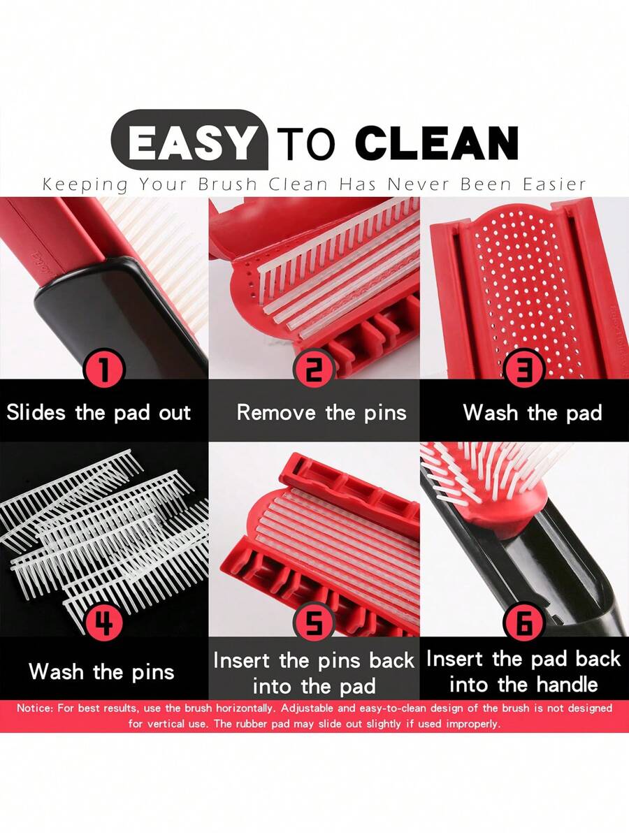 5 Pcs Detangling Brush Set