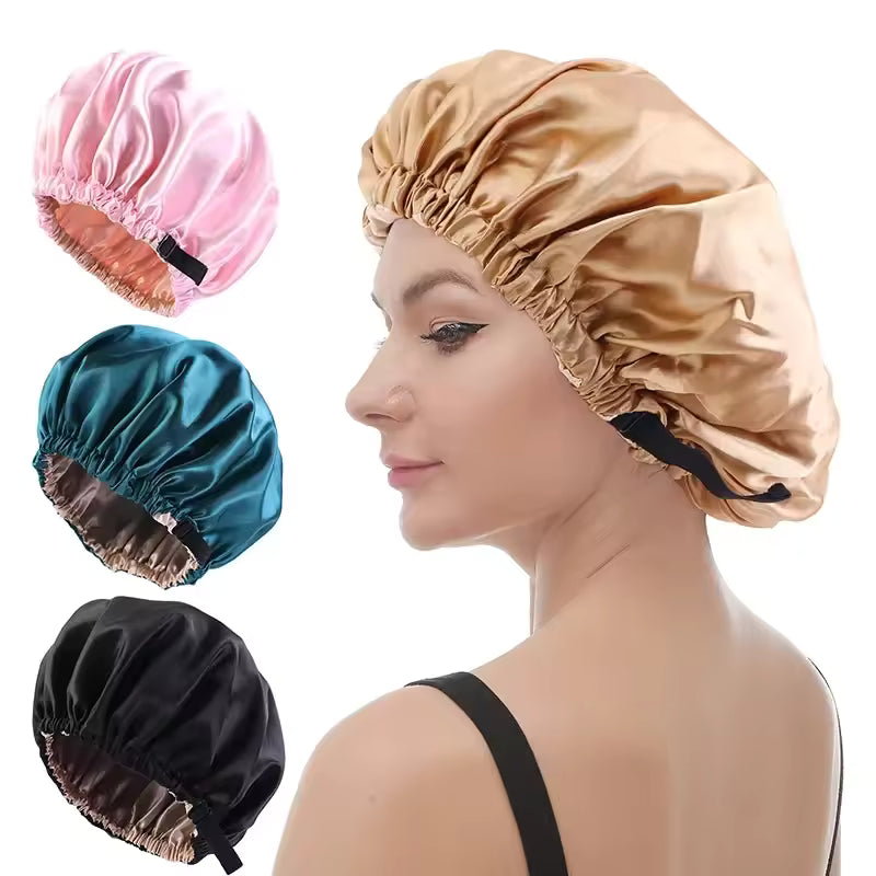 Satin Silk Hair Cap